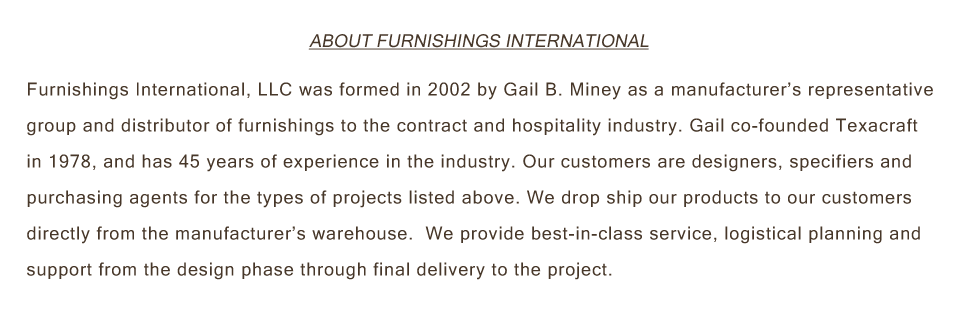 furnishings international